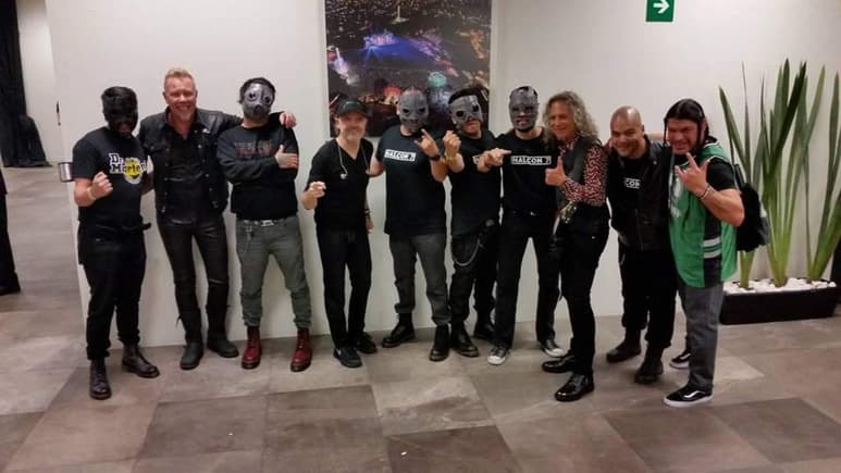 La agrupación lagunera se encargó de abrir el concierto de Metallica en el Foro Sol. (INSTAGRAM)