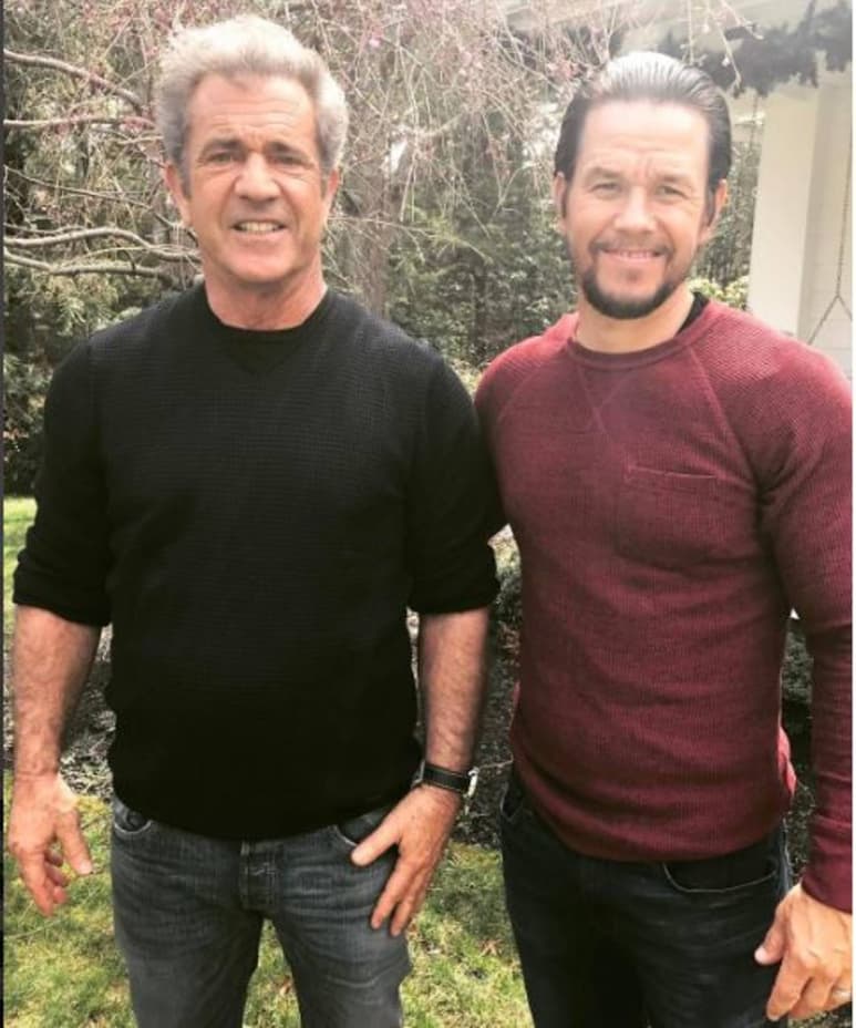 Personaje. El actor Mark Wahlberg participa junto a Gibson.