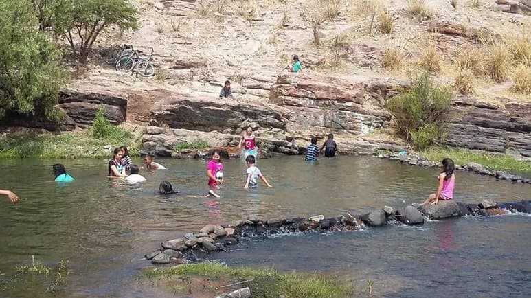 Diversión. Los pequeños son los más agradecidos por la oportunidad visitar estos parajes.