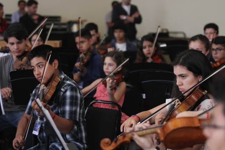 Abierta. El Sistema Nacional de Fomento Musical promueve la Orquesta Sinfónica Infantil de México y extiende la convocatoria para integrantes de nuevo ingreso. (ARCHIVO)