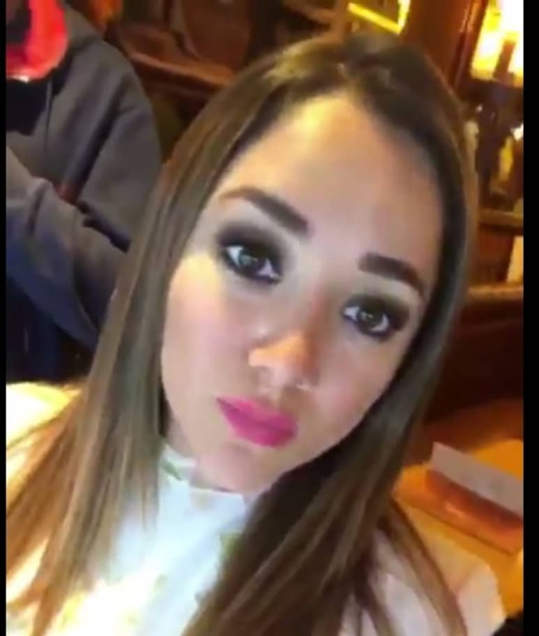 La actriz publicó fotos y video.
