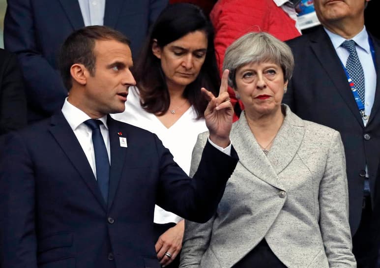 Combate. Macron y May acordaron reforzar el combate a la propaganda yihadista en Internet.