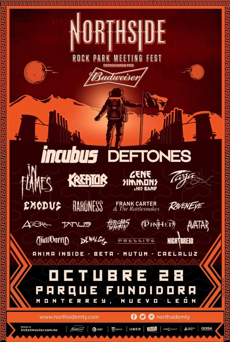 En este segundo año, también participarán Kreator, Gene Simmons, Baroness, Exodus, RavenEye, Franck Carter & The Rattlesnakes, Agora y Tanus, se informó mediante un comunicado.
