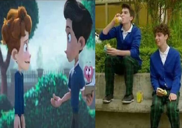 ‘In a Heartbeat’ se titula el corto animado; ‘Amor Distinto’ el capítulo del programa. (INTERNET)