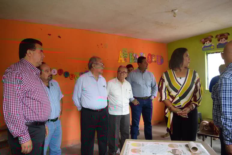 Especio. La planta purificadora de agua, se instalará a un lado del salón de Educación Inicial, propiedad de la comunidad. (EL SIGLO DE TORREÓN/MARY VÁZQUEZ)