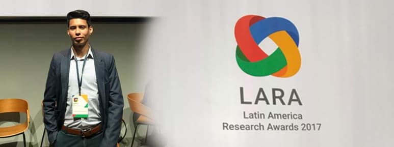 El doctor mexicano, Hiram Eredín Ponce Espinosa recibió el Premio Google a la Investigación, mismo que le valdrá financiamiento por un año para llevar a cabo su trabajo. (TWITTER)