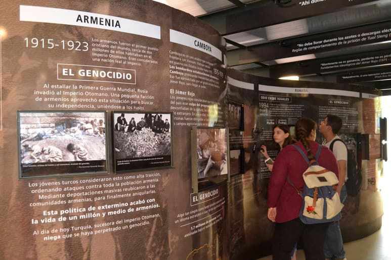 Muestra. La Universidad La Salle abre al público el Túnel del Museo de Memoria y Tolerancia. (CLAUDIA LANDEROS)