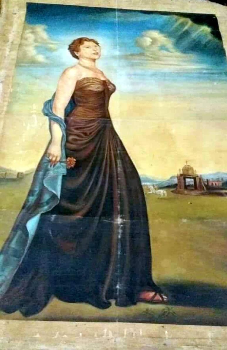 El retrato de la señora James Reeves fue pintado en 1954 y, según la página web de la Fundación Salvador Dalí, que tiene catalogada la pintura, esta fue subastada por la galería Christie's, de Londres, el 10 de diciembre de 1997. (EFE)