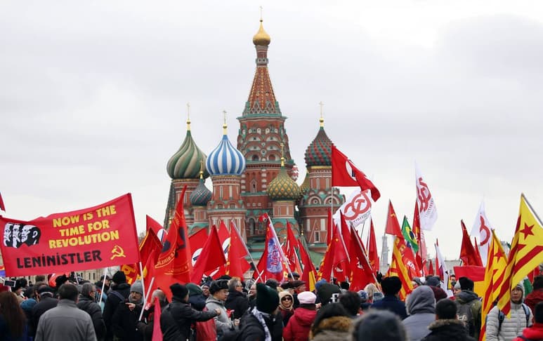 Esperanzas. Los comunistas han encontrado a su mayor aliado en el hombre fuerte de Rusia, el presidente Vladimir Putin. (EFE)