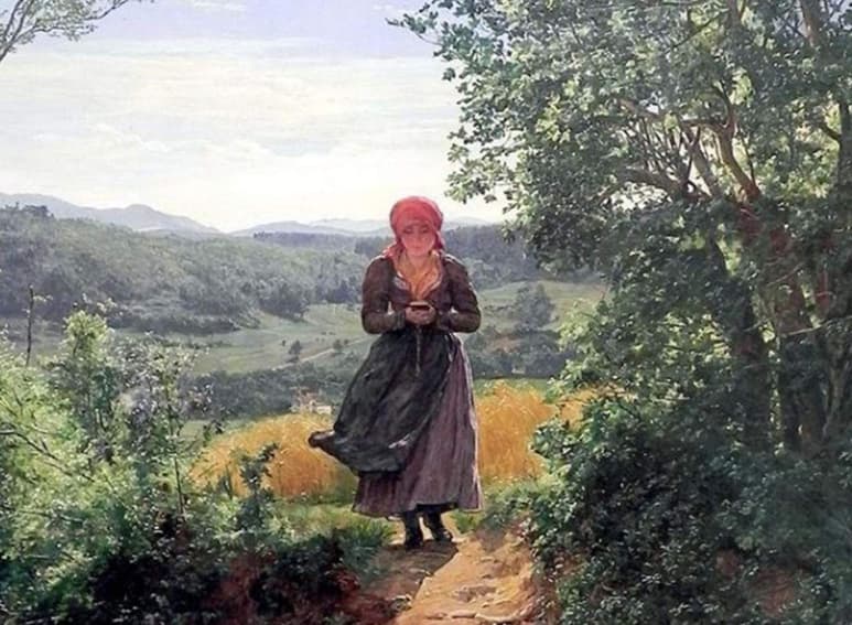 La esperada, de Ferdinand Georg Waldmüller. (INTERNET)
