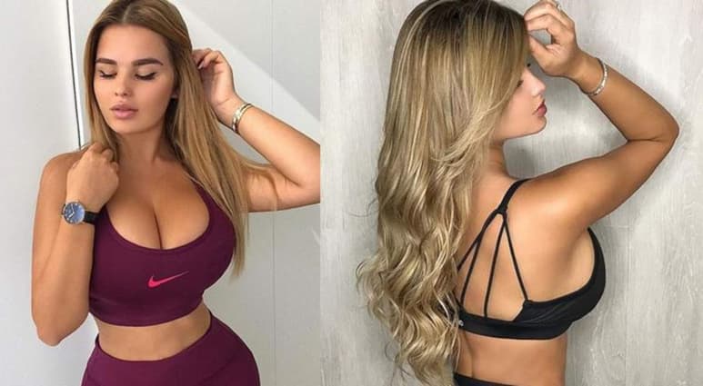 La modelo destaca su belleza y sensualidad en sus fotografías