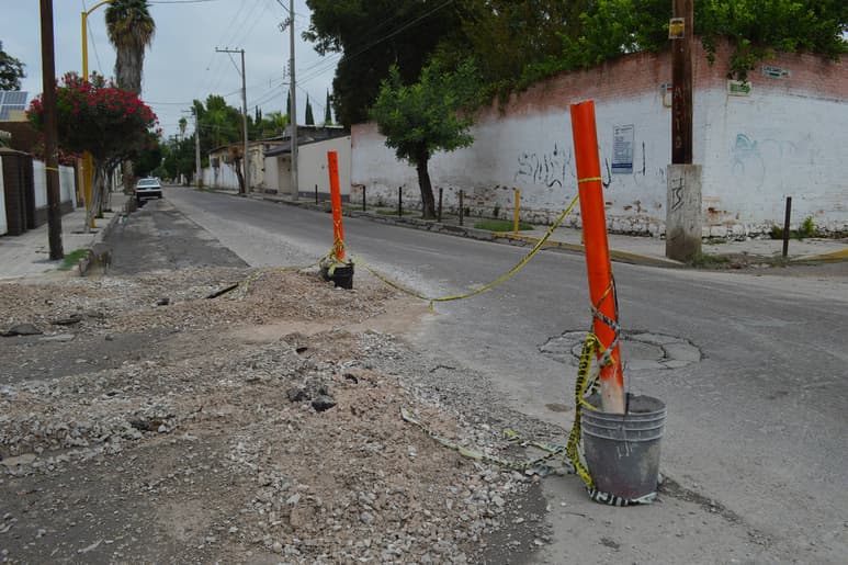 Lluvia. En Lerdo son varias las obras que se realizan para desaguar las calles cuando llueve. (EL SIGLO DE TORREÓN)