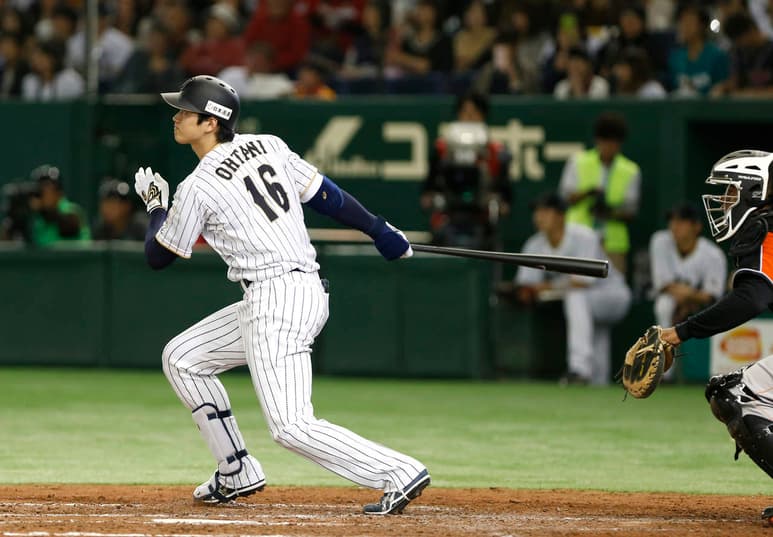 Ohtani tuvo marca de 3-2 con 3.20 de efectividad esta temporada en Japón. También bateó .332 con ocho jonrones y 31 remolcadas. (Archivo)