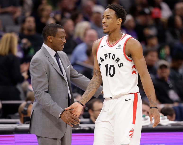 DeMar DeRozan anotó 25 puntos en la victoria de Raptors. (AP)