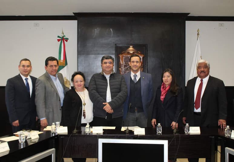 En esta reunión se contó con la presencia de José Luis Chapa Reséndiz, comisionado de Seguridad Pública del Estado así como de todos los legisladores que integran la comisión en el Congreso local. (ESPECIAL)