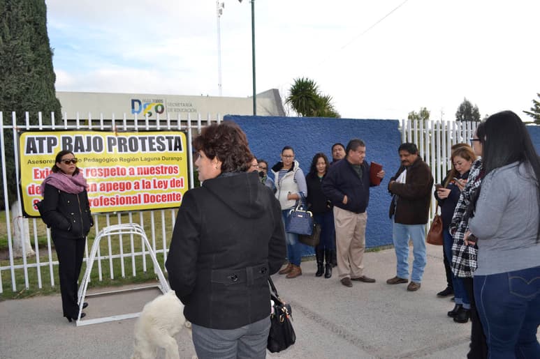 Incertidumbre. Maestros ATP piden apoyo para conseguir certeza y que se les otorguen claves. (EL SIGLO DE TORREÓN)