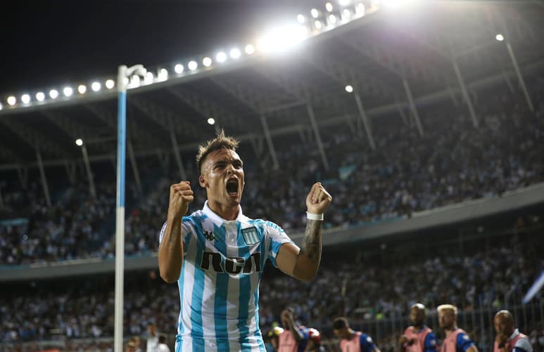 Lautaro Martínez, la joya del Racing de Avellaneda, de la primera división argentina. (EFE)