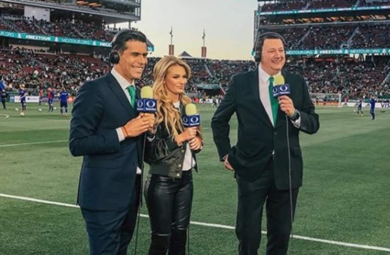 Irina Baeva se incorpora al equipo de Televisa Deportes para el Mundial. (ESPECIAL)
