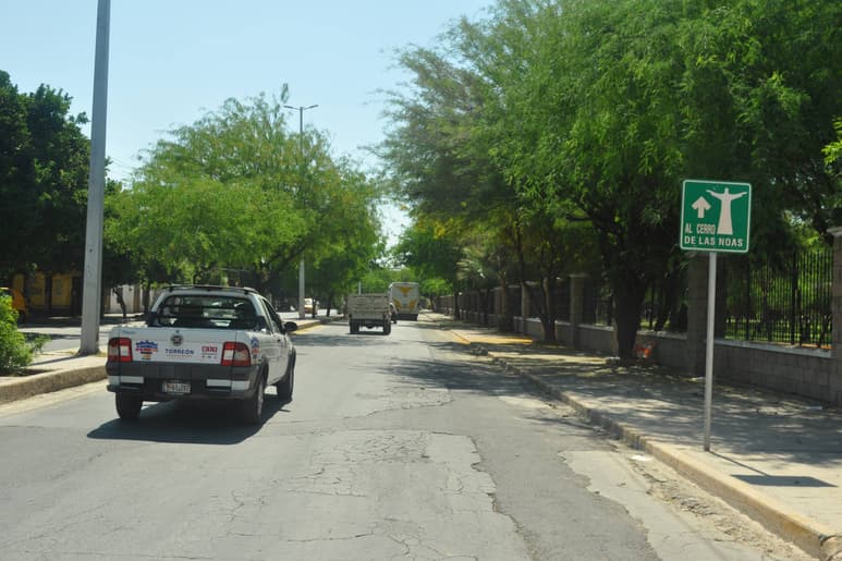 Vigilancia. Elementos de Tránsito y Vialidad resguardarán los alrededores del Santuario de las Noas. (GUADALUPE MIRANDA)