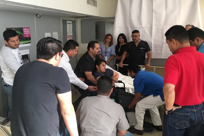 Seguridad. Con esta capacitación se pretende evitar lesiones al momento de mover y/o acomodar a un paciente. (ANGÉLICA SANDOVAL)