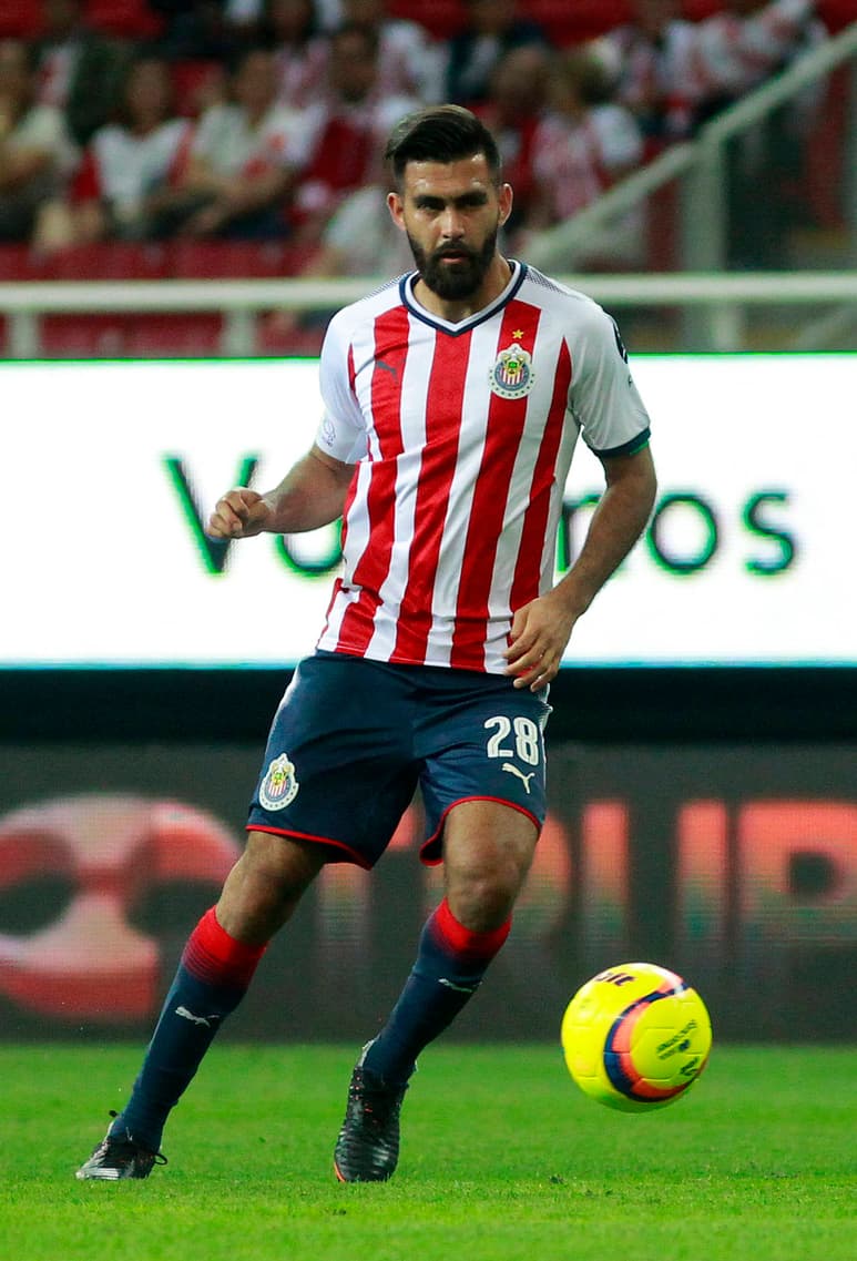 Miguel Basulto, de las Chivas Rayadas del Guadalajara.  (Jam Media)