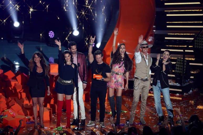 Timbiriche recibió este sábado el Premio Trayectoria durante la edición 2018 de los Kids’ Choice Awards. (ARCHIVO)