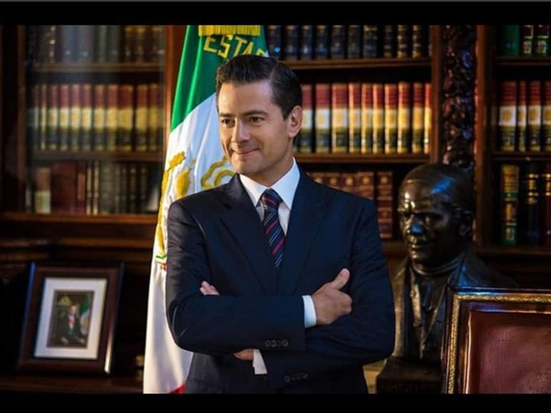Enrique Peña Nieto, no se quedó atrás y respondió al reto de la cantante. (ESPECIAL)