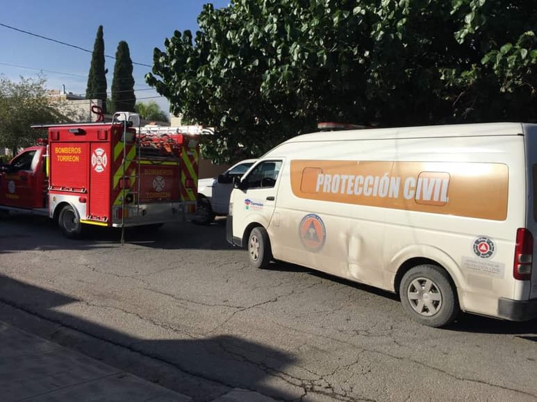Movilización. La explosión provocó la movilización de distintas corporaciones de seguridad y de rescate. (EL SIGLO DE TORREÓN)