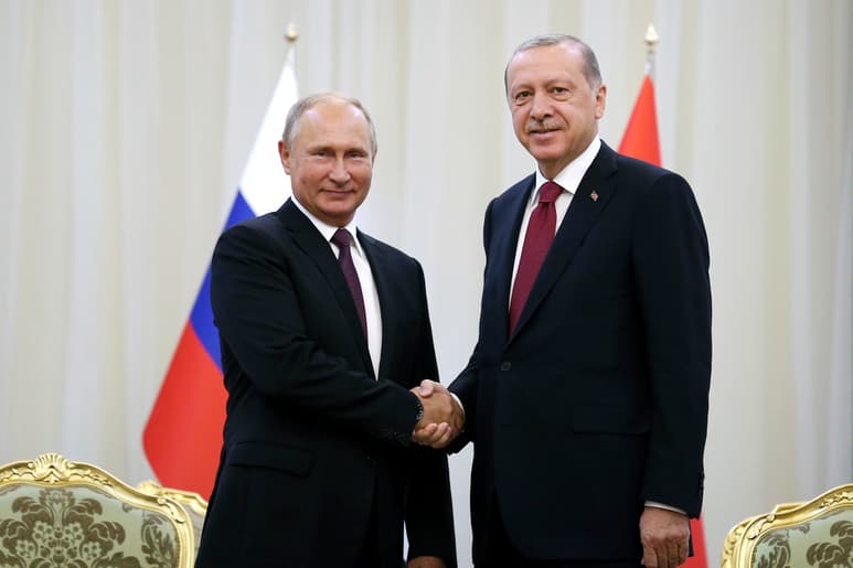 Diálogo. Putin y Erdogan se vieron el pasado día 7 en Teherán en la cumbre tripartita sobre Siria.