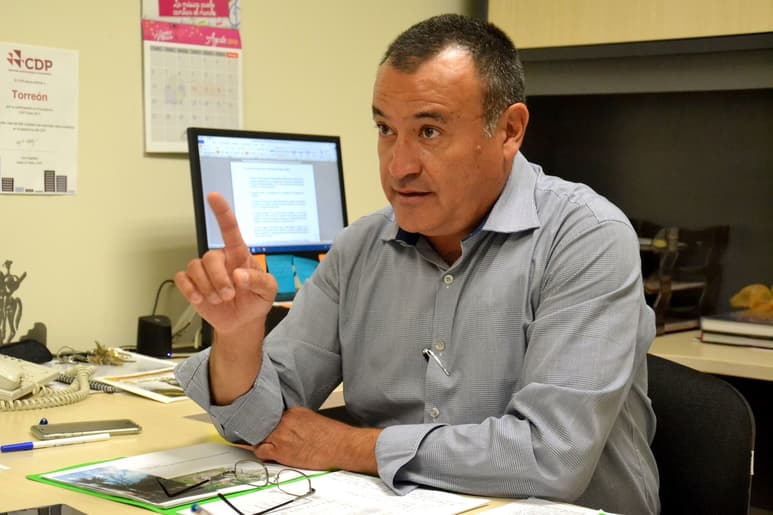Prioridad. Felipe Vallejo López, titular de Medio Ambiente, dio detalles sobre el proyecto. (EL SIGLO DE TORREÓN)