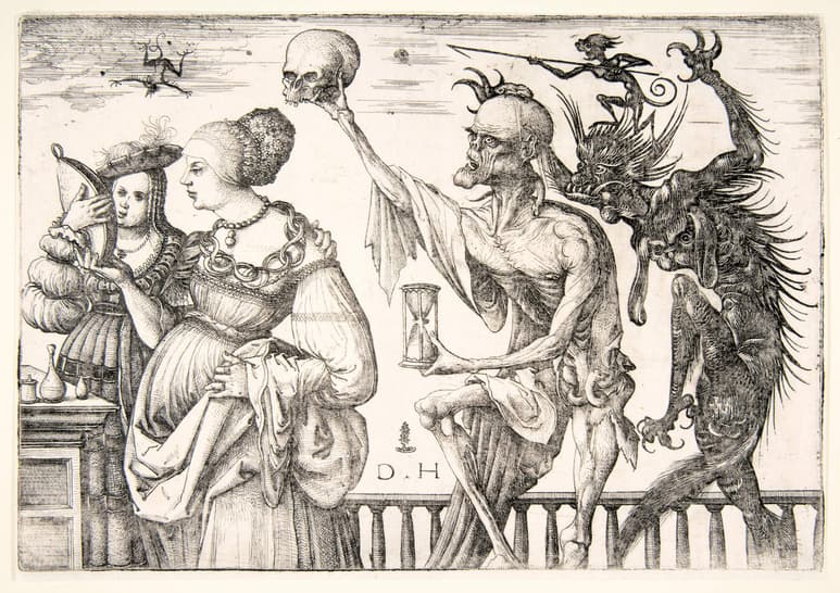 Death and the Devil surprising two women, Daniel Hopfer. Foto: MET