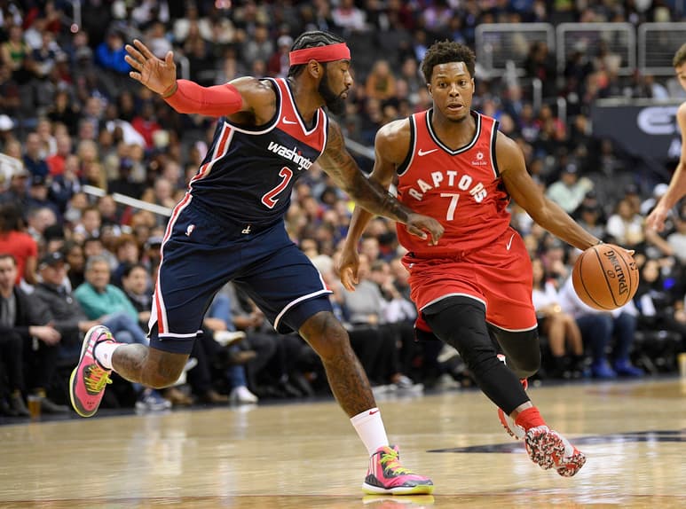 Kyle Lowry anotó 28 puntos y tuvo 12 asistencias en el juego de ayer.