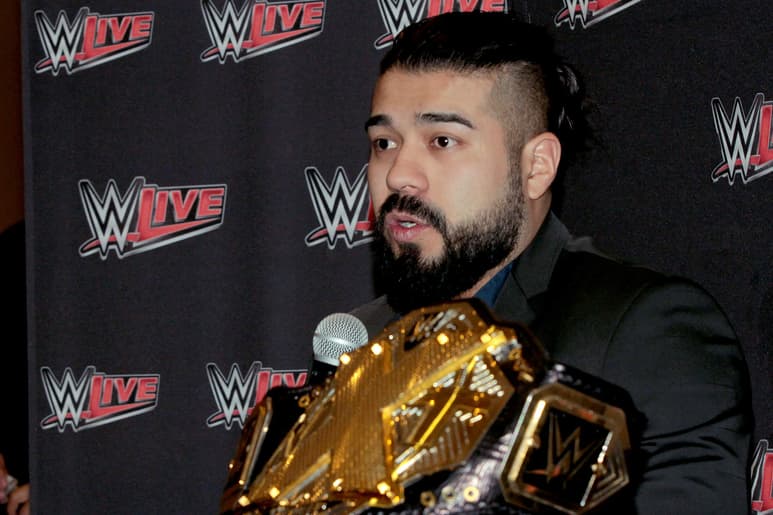 “Será la primera vez que visite una arena en México como Andrade, espero que la gente me reciba bien, el futuro para mí es brillante en WWE, trabajo día a día para convertirme en el mejor”, comentó. (ARCHIVO)