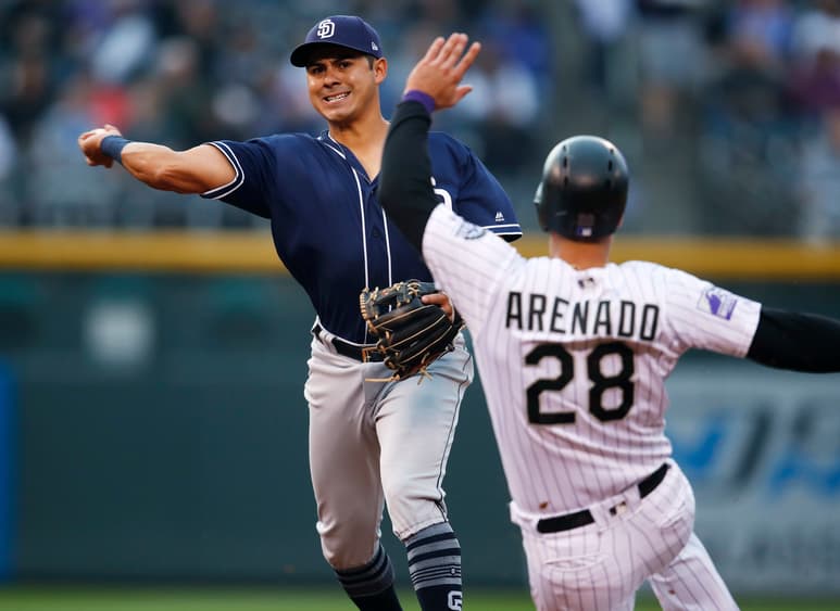 El pelotero mexicano Christian Villanueva fue puesto en asignación por los Padres de San Diego.