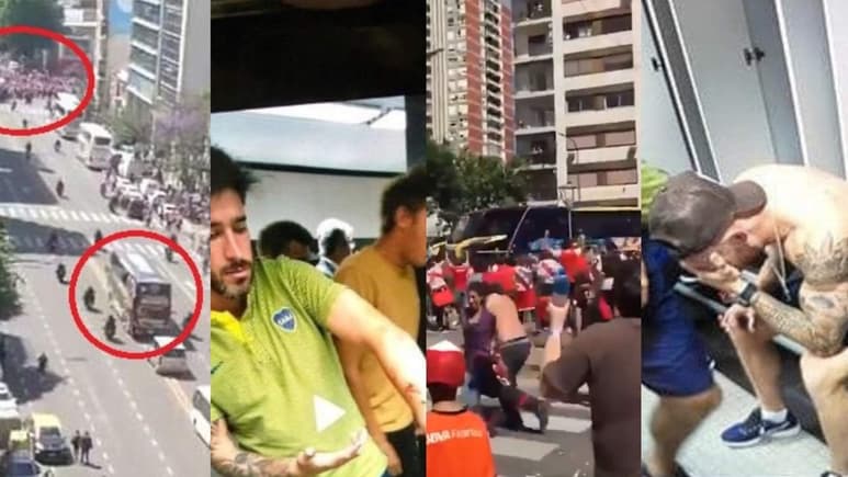 Los aficionados que lanzaron piedras y gas lacrimógeno, también afectó los jugadores y directivos que iban dentro del camión. (ESPECIAL)