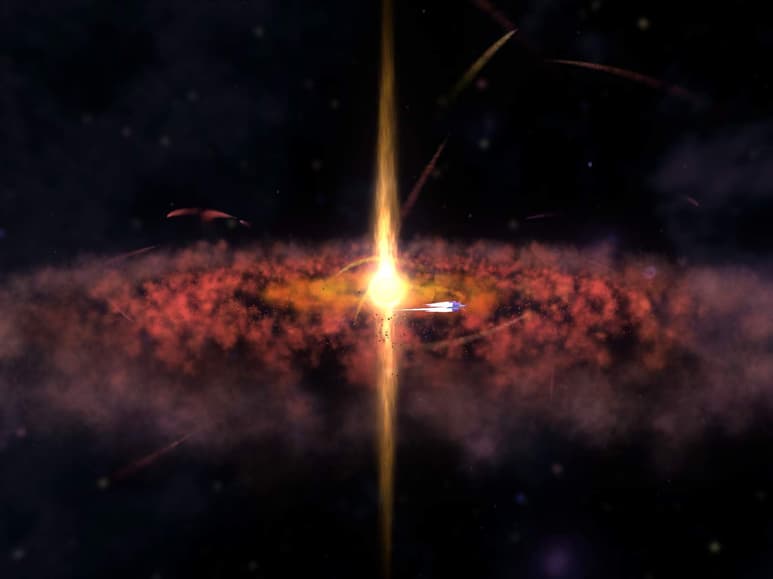 Se confirmó la presencia de campos magnéticos en el chorro de una estrella en etapa de formación o protoestrella. (ESPECIAL)