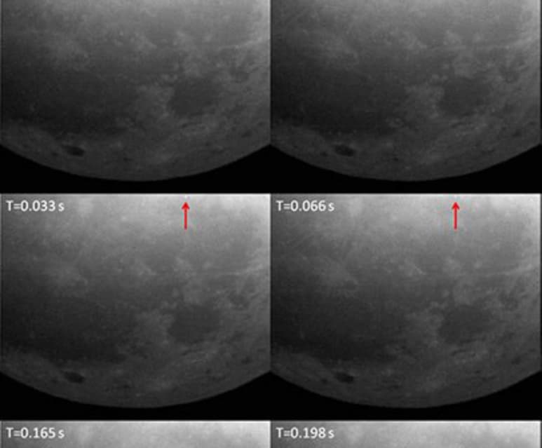 A pesar de que este tipo de sucesos conocidos como “fenómenos lunares transitorios” son comunes, duran fracciones de segundo, lo cual dificulta su estudio. (ESPECIAL)