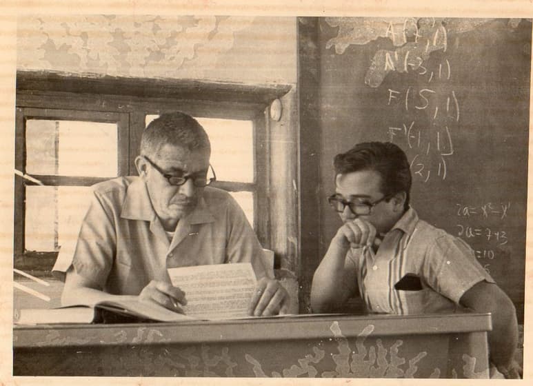 Sr. Lasalde y El mini.