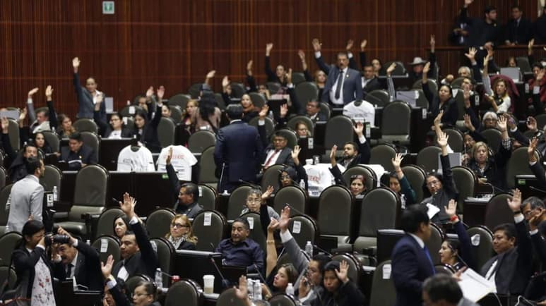 La aprobación se dio con 295 votos a favor, 179 en contra y 0 abstenciones. (TWITTER)