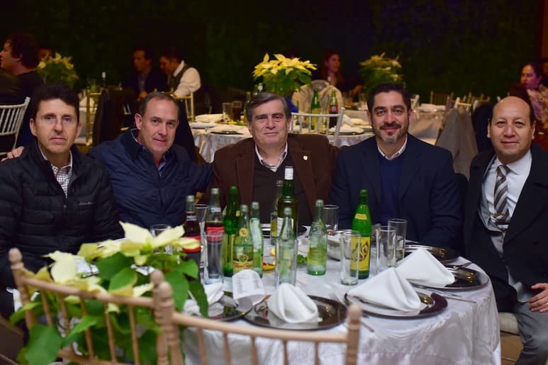 Arsenio González, Florencio Gil, Guillermo Siller, Francisco Barraza y Armando Ávila.