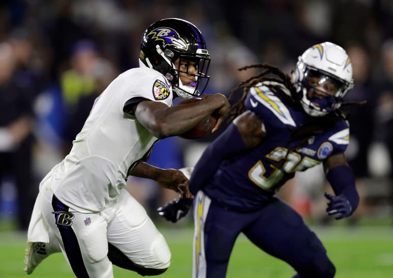 Baltimore venció 22-10 a los Chargers en la semana 16.