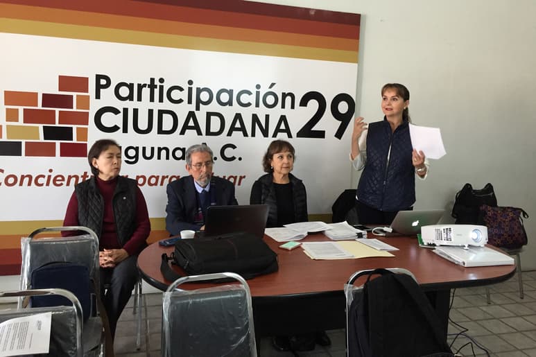 Molestia. Integrantes de Participación Ciudadana 29 realizaron una serie de señalamientos en relación al Presupuesto de Egresos. (GUADALUPE MIRANDA)
