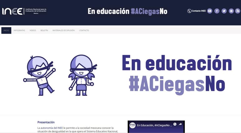 Portal. En este sitio de internet se encuentra la presentación de la campaña junto con infografías y videos. (CORTESÍA)