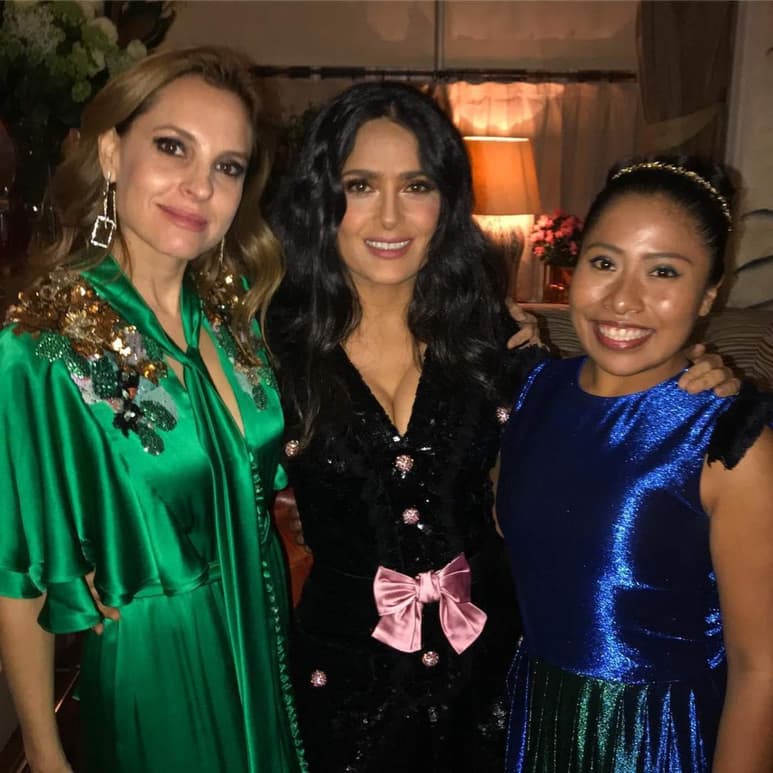 Salma compartió una foto con las mexicanas nominadas al Oscar. (INSTAGRAM)