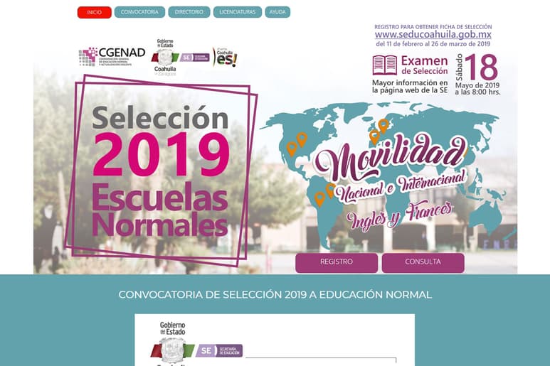 La convocatoria está dirigida para los aspirantes a ingresar a las Licenciaturas en Educación que ofrecen escuelas del Estado. (CORTESÍA)