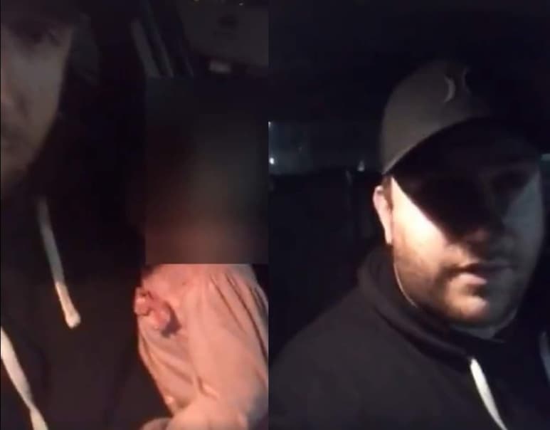 La Policía de Santa Rosa compartió el video de Del en Facebook (INTERNET)