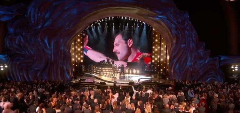 Con We Will Rock You, la legendaria banda Queen, dio inicio a la 91 entrega de los Premios Oscar junto al cantante Adam Lambert. (ESPECIAL)