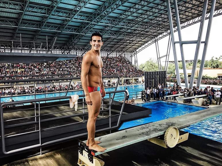 El yucateco consiguió 457.10 unidades, mientras que el tercer lugar, el británico Jack Laugher, sumó 457.55. (ESPECIAL)