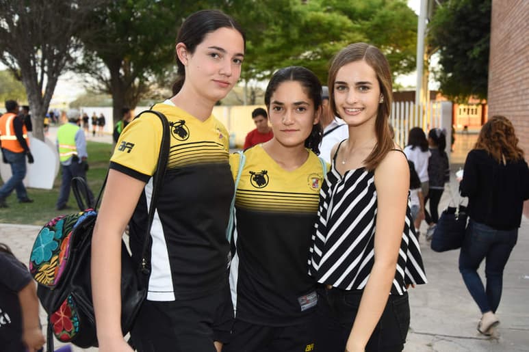 Priscila González, Maica Albeniz, Ana Paula Galindo.