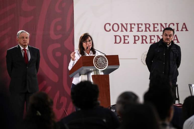 La secretaria de Energía, Rocío Nahle, aseguró que a la empresa o empresas que ganan el contrato para la construcción de la nueva refinería de Dos Bocas, Tabasco, 'no se les va a entregar un cheque en blanco'. (ARCHIVO)